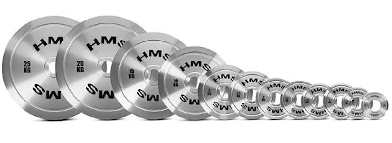 Диск олимпийский HMS TOS25 2.5kg (Silver) - 3