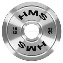 Диск олимпийский HMS TOS25 2.5kg (Silver)