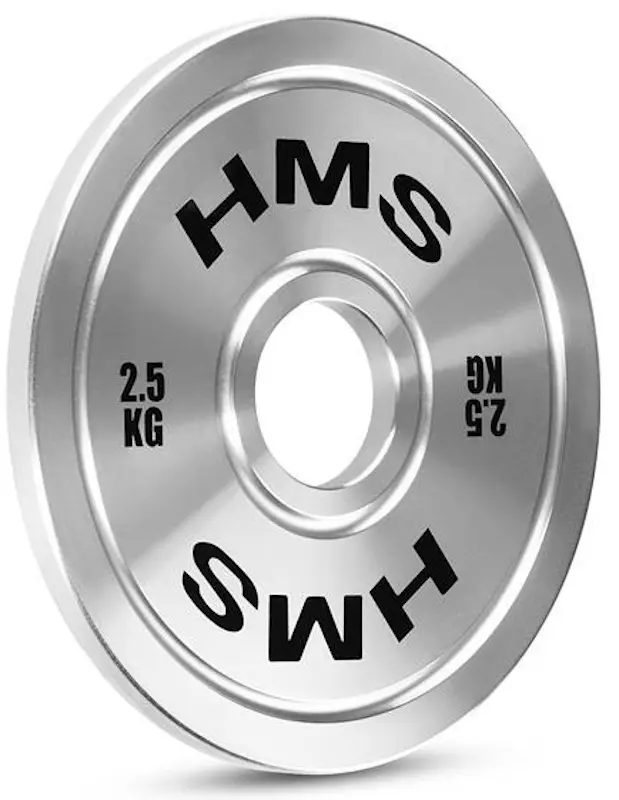 Диск олимпийский HMS TOS25 2.5kg (Silver) - 2