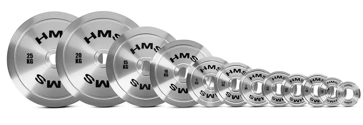 Disc olimpic HMS TOS25 5kg (Silver) - 11