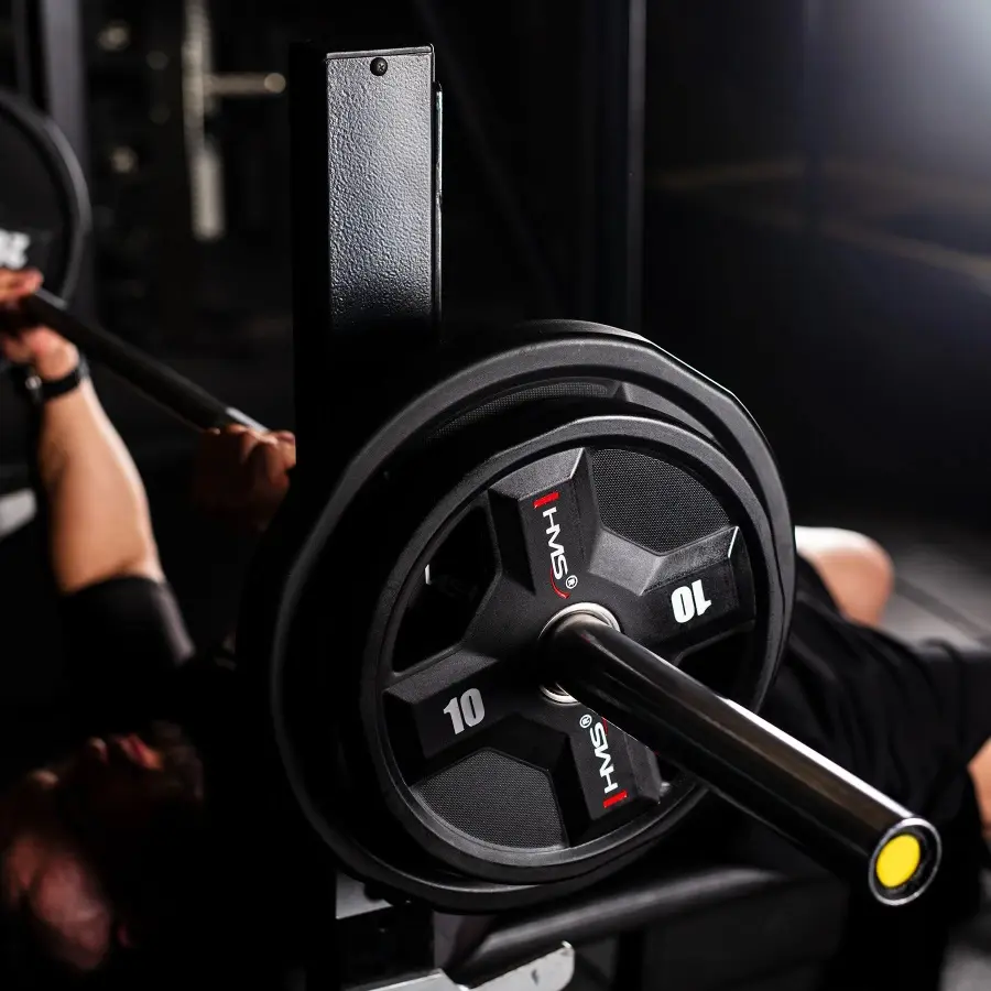 Диск олимпийский HMS TPC10 10kg (Black) - 4