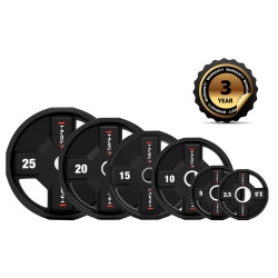 Диск олимпийский HMS TPC15 15kg (Black) Thumb