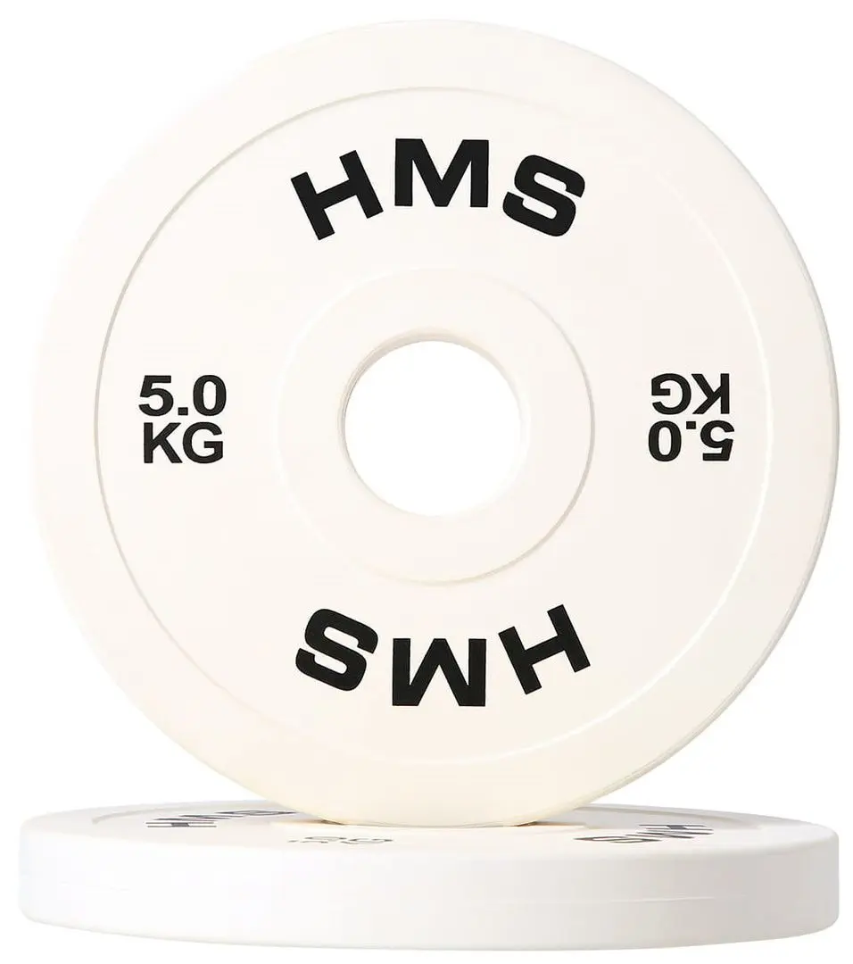 Диски олимпийские HMS CBRS50 2х5kg (White)