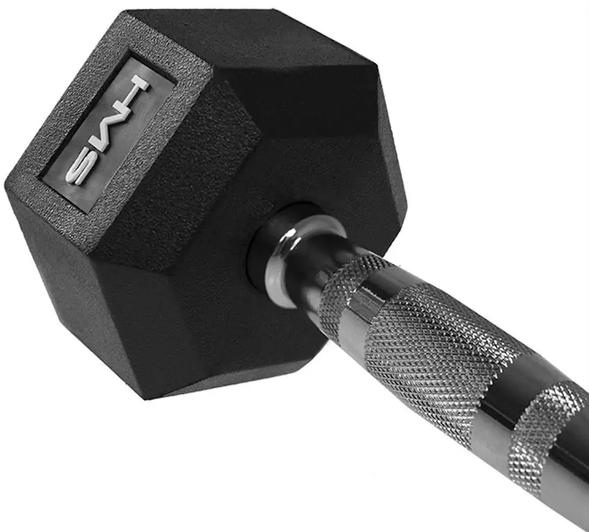 Гантель Hms Hex Pro 30кг (Black)