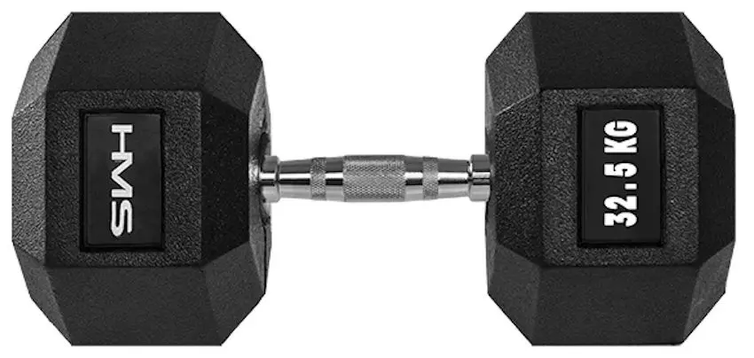 Гантель Hms Hex Pro 32.5кг (Black)