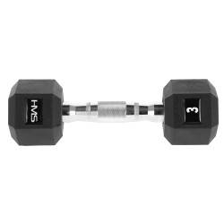 Гантель HMS Hex Pro 3kg (Black) Thumb
