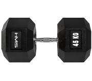 Гантель HMS Hex Pro 45 kg (Black)