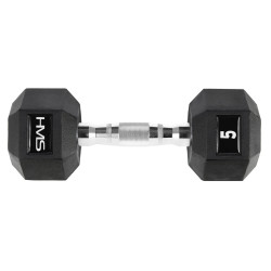 Gantera HMS Hex Pro 5kg (Black/Silver) Thumb