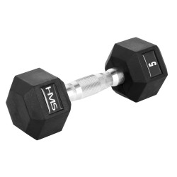 Gantera HMS Hex Pro 5kg (Black/Silver) Thumb
