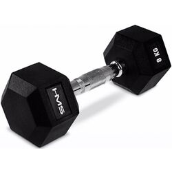 Гантель HMS HEX PRO 8 kg (Black) Thumb