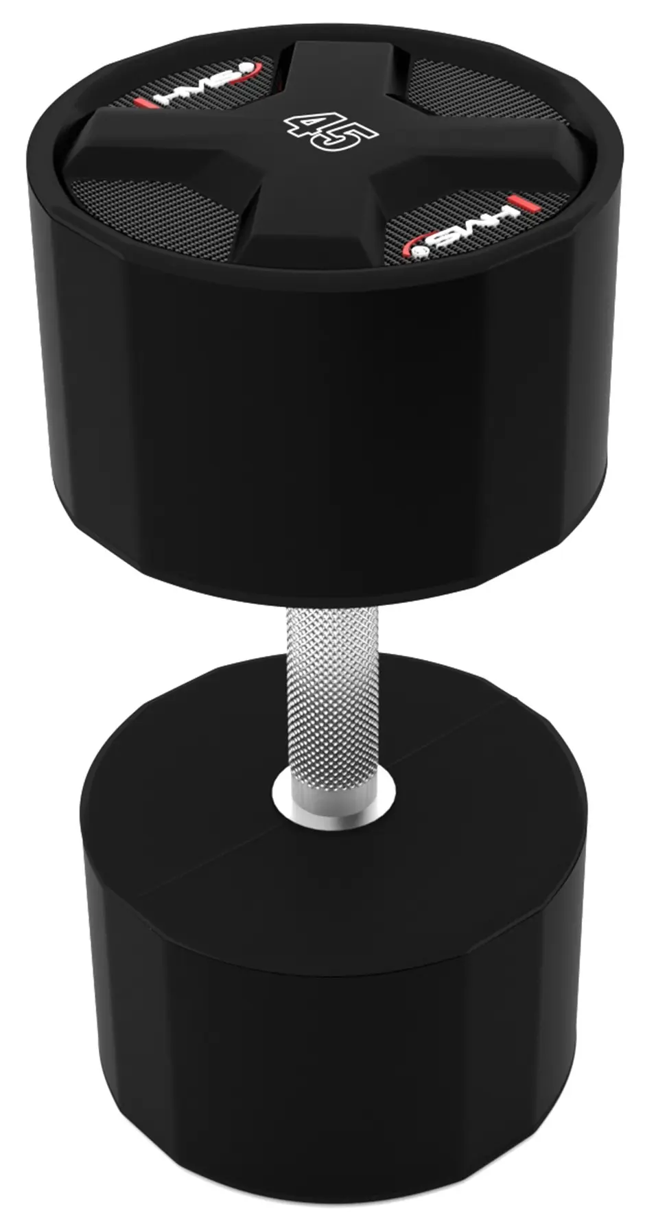 Гантель HMS HPC 45 kg (Black)