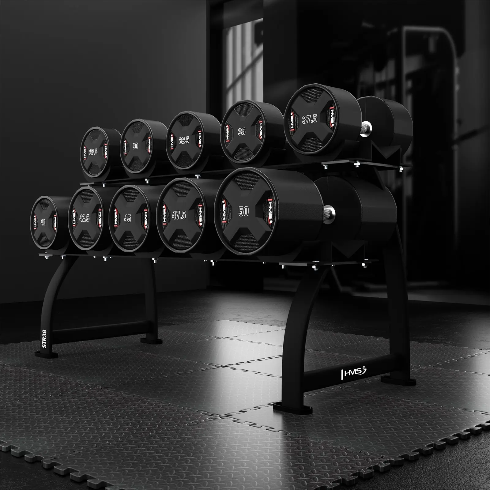 Гантель HMS HPC 47.5kg (Black)