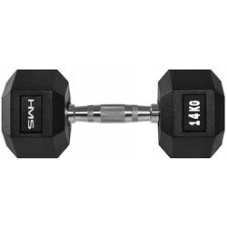 Gantera cauciucata HMS Hex Pro 14kg (Black) Thumb