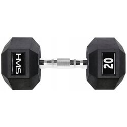 Gantera cauciucata HMS Hex Pro 20kg (Black) Thumb