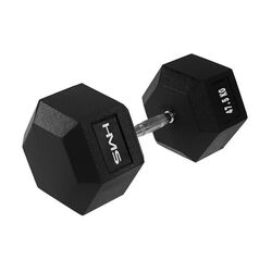 Gantera cauciucata HMS Hex Pro 47.5kg (Black)