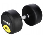 Гантель обрезиненная HMS HG Pro 32.5kg (Black)