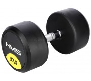 Гантель обрезиненная HMS HG Pro 37.5kg (Black)