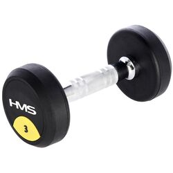 Гантель обрезиненная Hms HG PRO 3kg (Black)