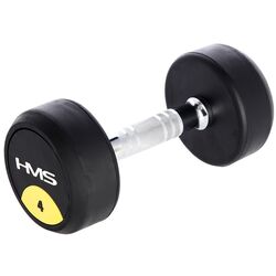 Гантель обрезиненная Hms HG PRO 4kg (Black)