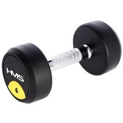 Гантель обрезиненная Hms HG PRO 6kg (Black)