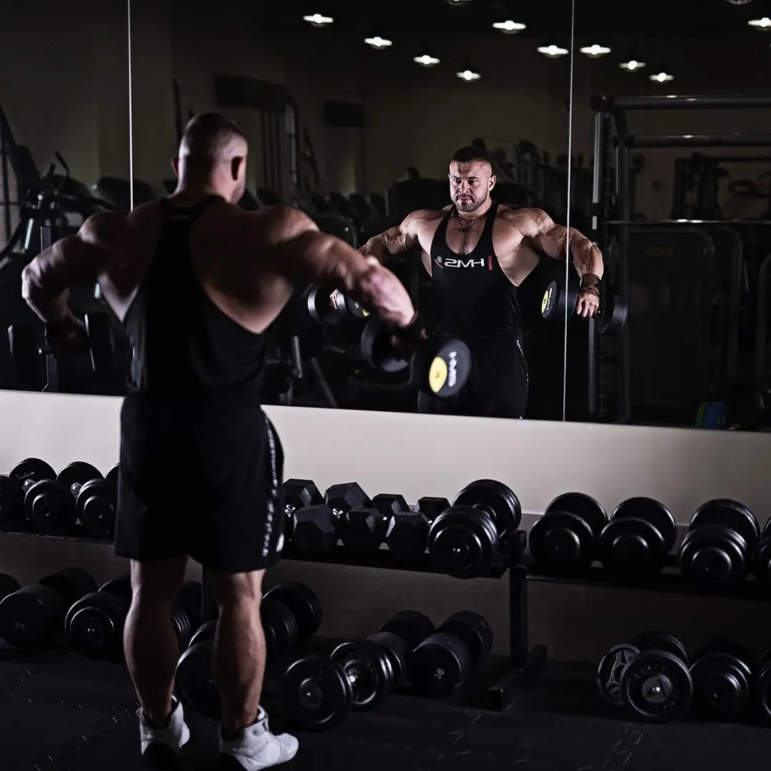 Гантель обрезиненная Hms HG PRO 6kg (Black)