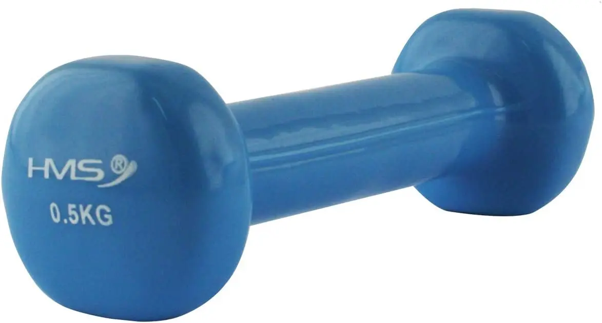 Gantera de vinil HMS 17023 0.5kg (Blue)