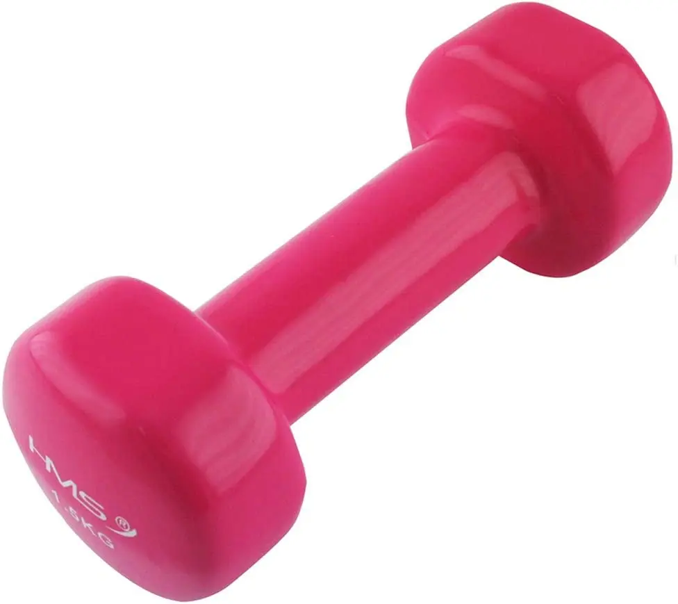 Гантель виниловая HMS 17023 1.5kg (Pink)