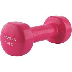 Гантель виниловая HMS 17023 1.5kg (Pink)