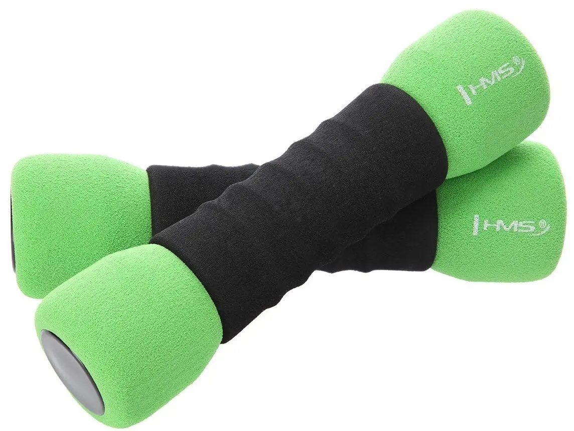 Gantere pentru aerobica Hms CM07 (Black/Green)