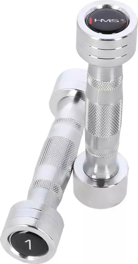 Гантели HMS CHD01 2x1 kg (Chrome)