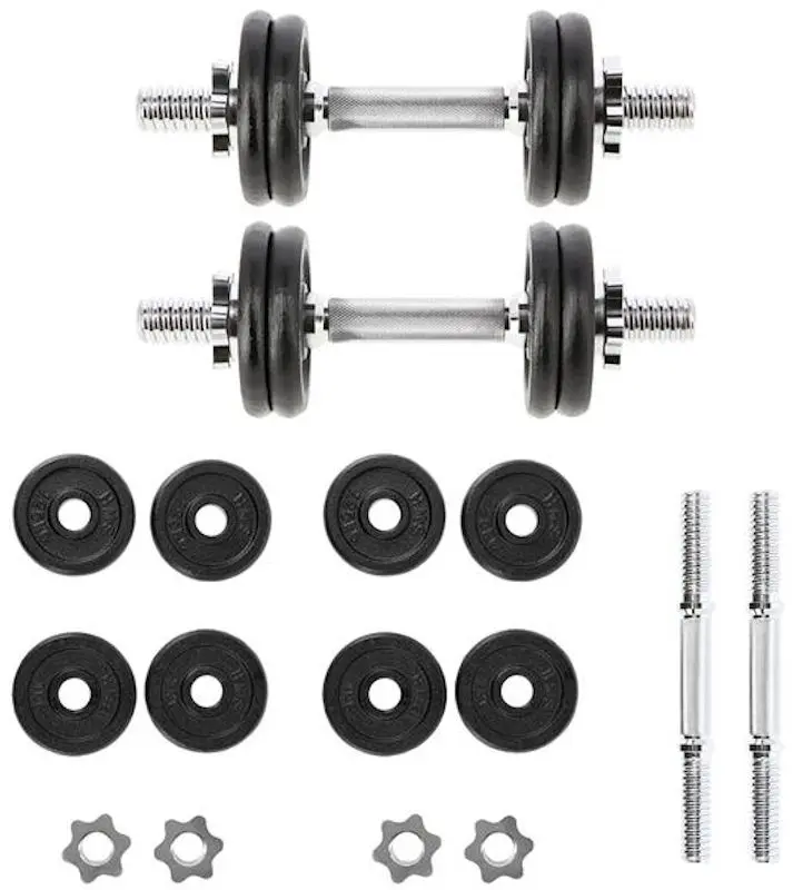 Гантели Hms SG02 2x7кг (Black/Chrome)