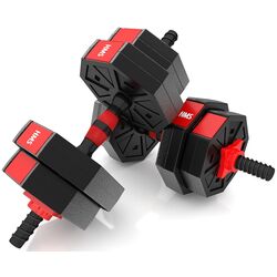 Gantere-haltera 2in1 HMS SGC15 15kg (Black/Red)
