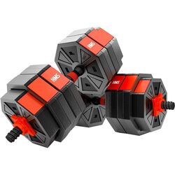 Гантели-штанга 2в1 HMS SGC40 40kg (Black/Red)