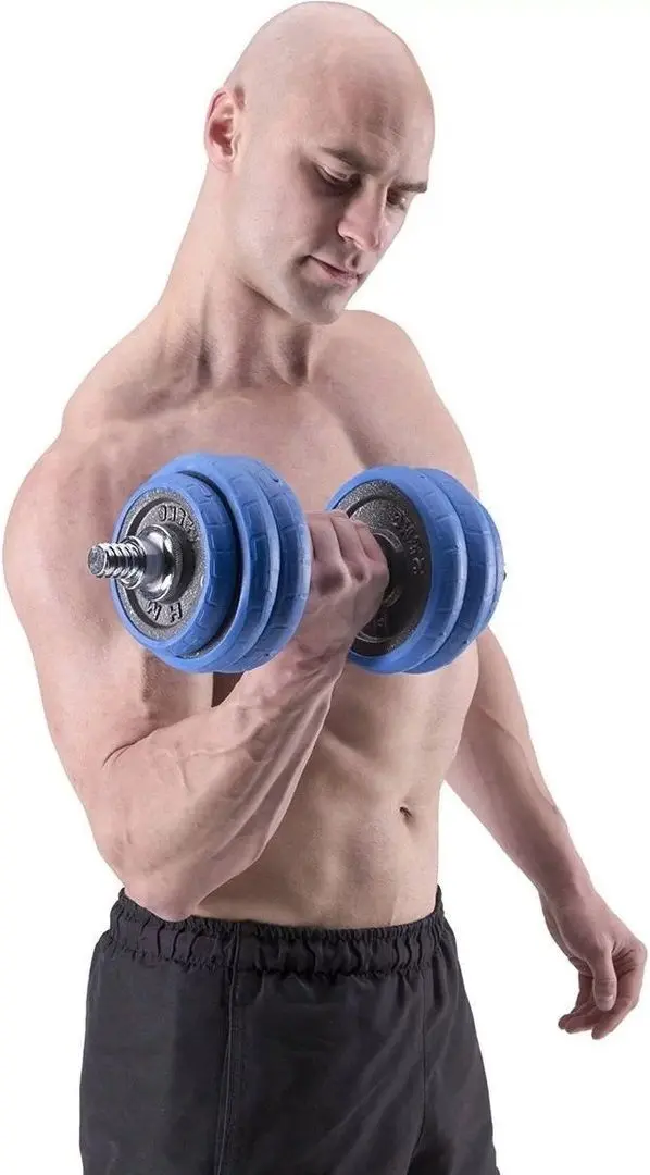 Gantere-haltera 2in1 HMS SGG30 30kg (Black/Blue)