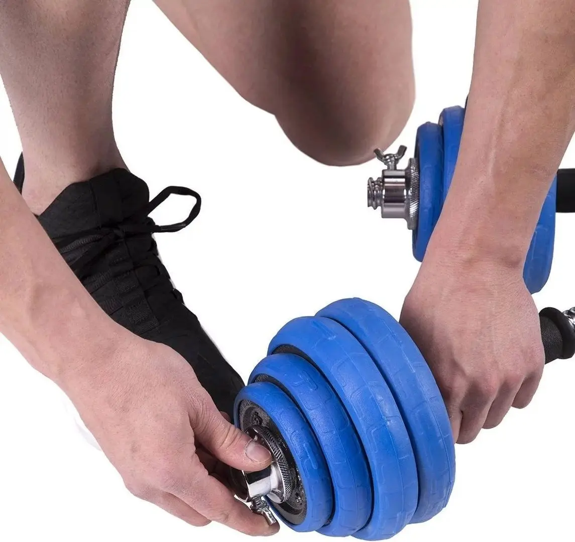 Gantere-haltera 2in1 HMS SGG30 30kg (Black/Blue)