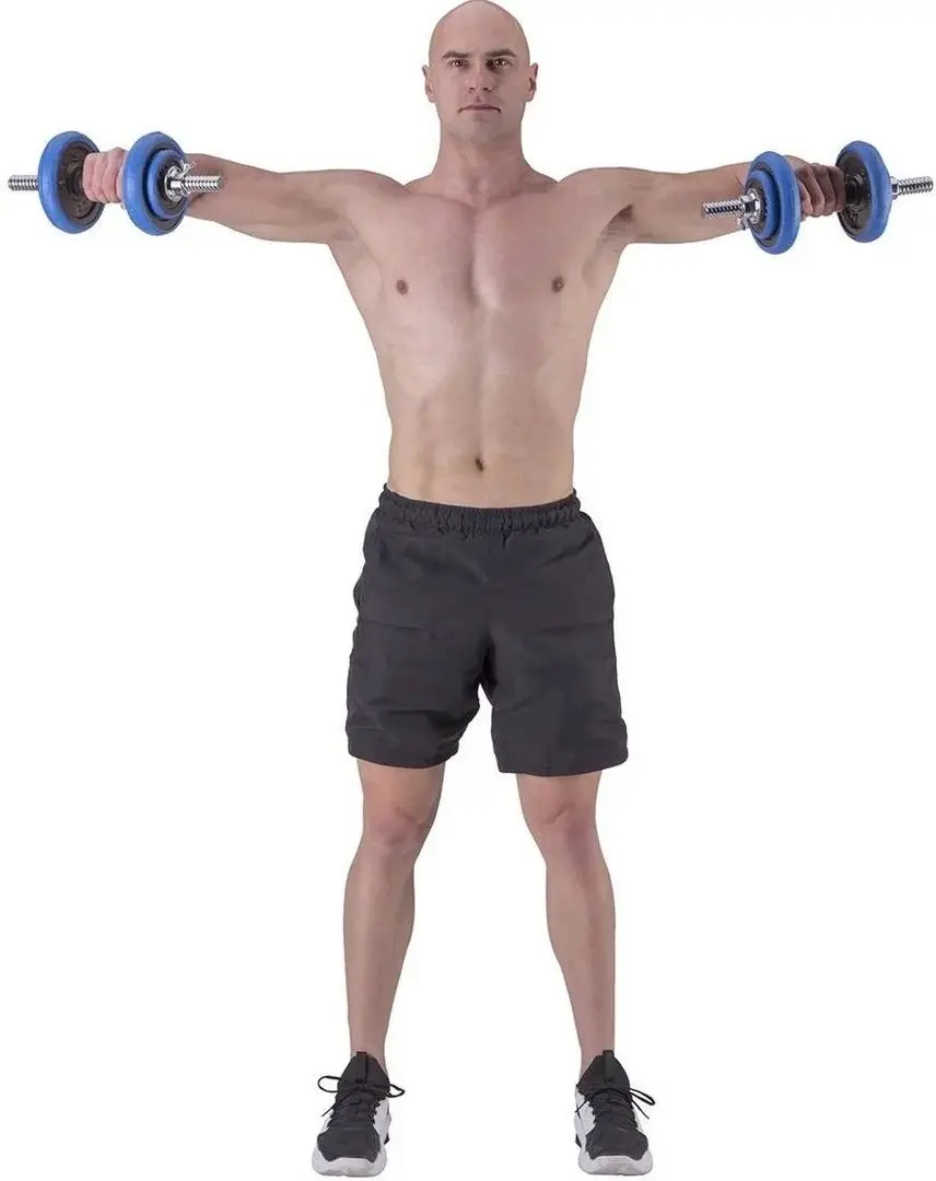 Gantere-haltera 2in1 HMS SGG30 30kg (Black/Blue)