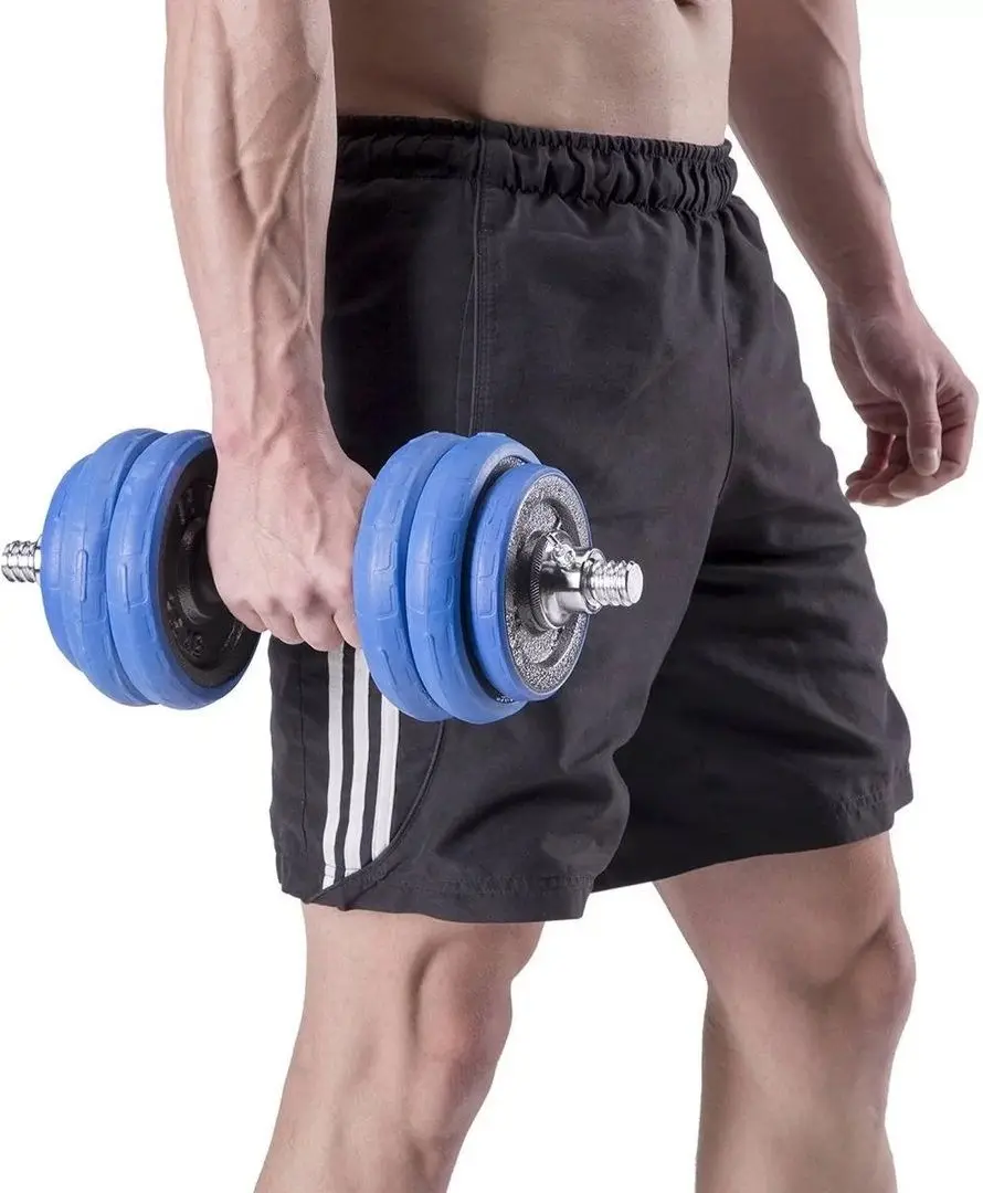 Gantere-haltera 2in1 HMS SGG30 30kg (Black/Blue)