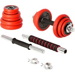 Gantere-haltera 2in1 HMS SGGX20 20kg (Black/Red) Thumb