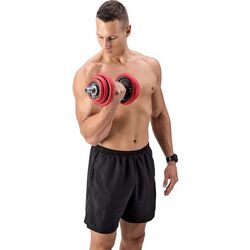 Gantere-haltera 2in1 HMS SGGX20 20kg (Black/Red) Thumb