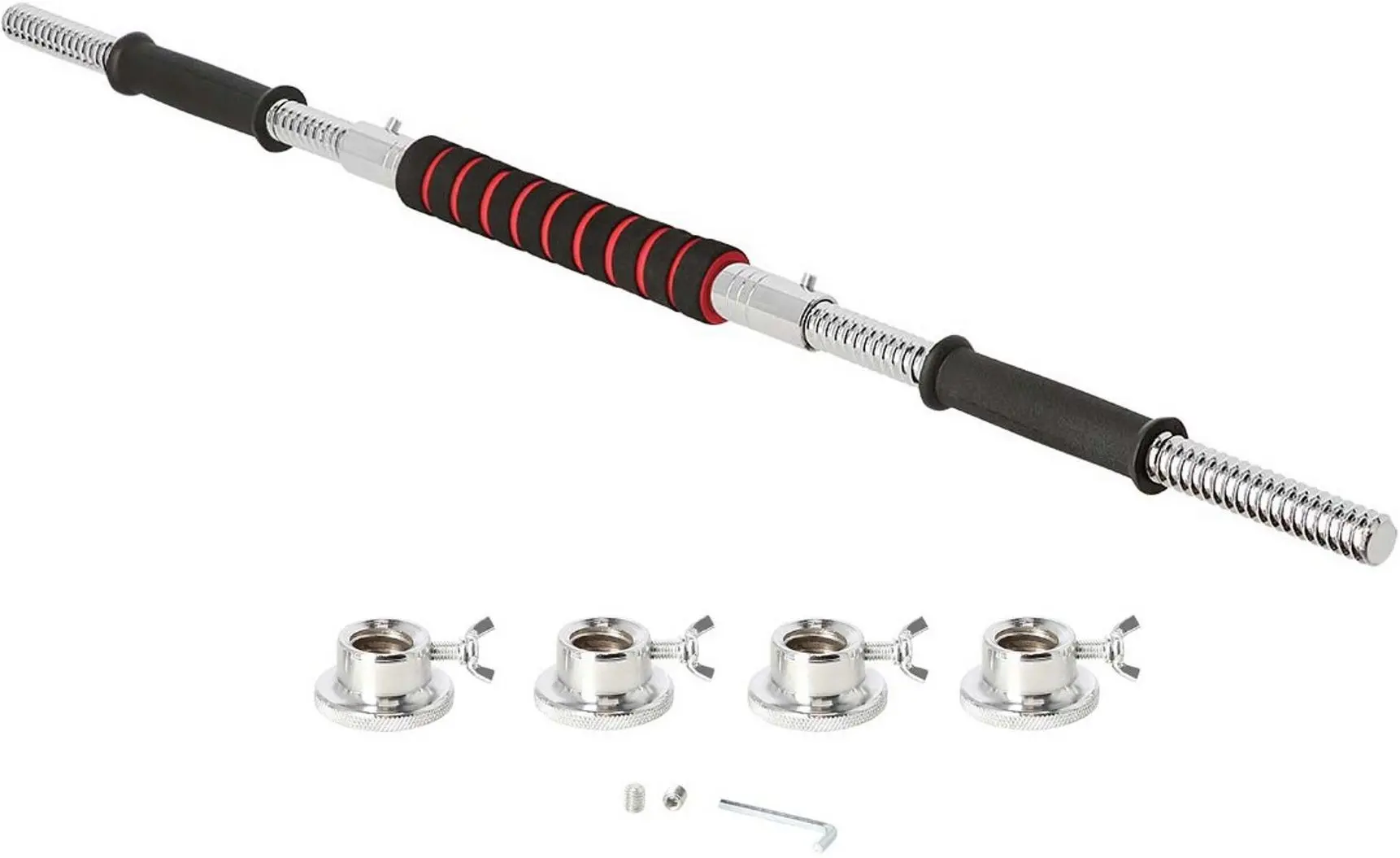 Gantere-haltera 2in1 HMS SGGX20 20kg (Black/Red)