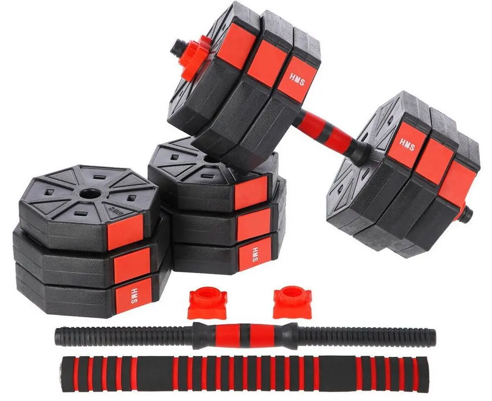 Гантели-штанга 2в1 HMS SGK30 (Black/Red) - 2