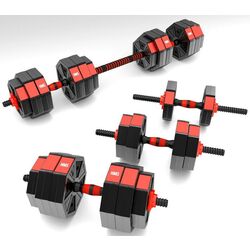 Гантели-штанга 2в1 HMS SGK30 (Black/Red) Thumb