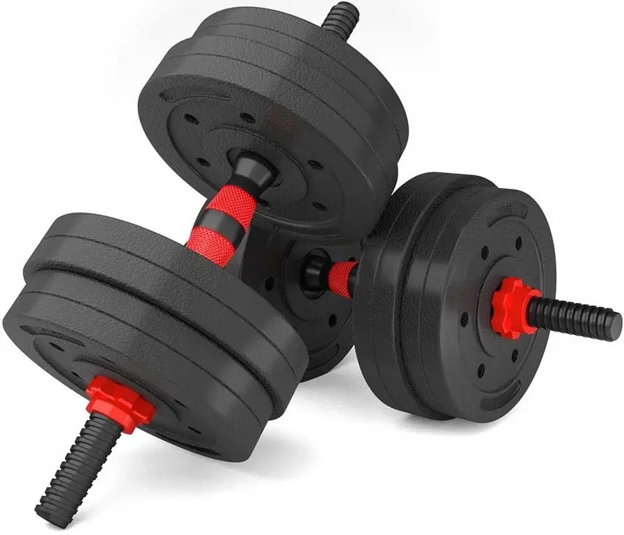 Gantere-haltera 2in1 HMS SGP15 15kg (Black/Red)