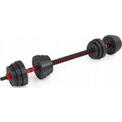 Gantere-haltera 2in1 HMS SGP15 15kg (Black/Red)