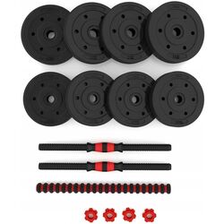 Gantere-haltera 2in1 HMS SGP15 15kg (Black/Red) Thumb