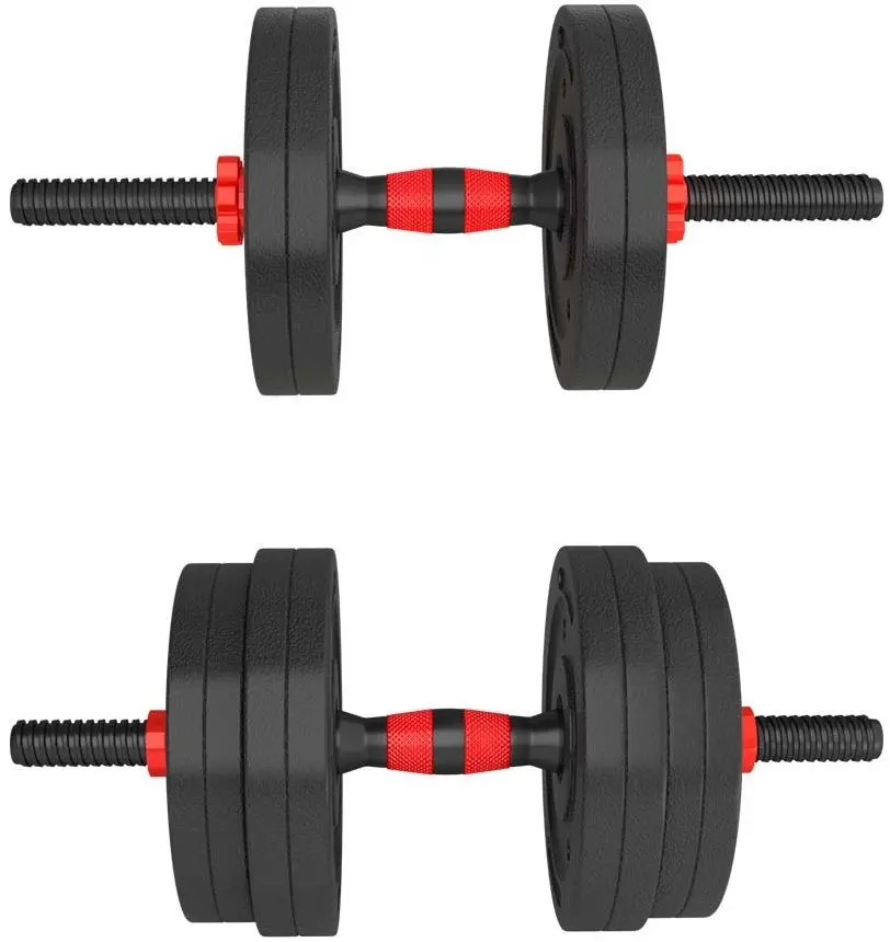 Gantere-haltera 2in1 HMS SGP15 15kg (Black/Red)