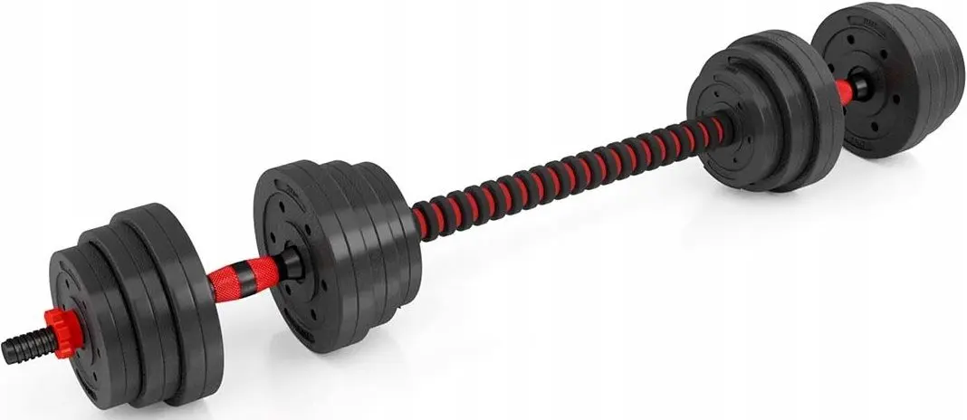 Gantere-haltera 2in1 HMS SGP15 15kg (Black/Red)