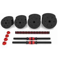 Gantere-haltera 2in1 HMS SGP30 30kg (Black/Red) Thumb