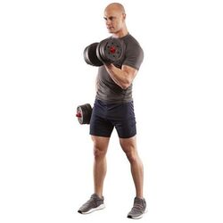 Gantere-haltera 2in1 HMS SGP30 30kg (Black/Red) Thumb