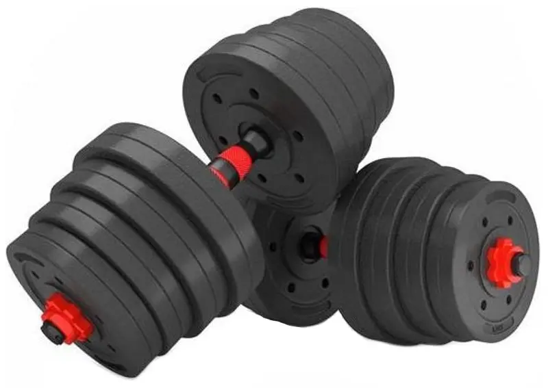 Gantere-haltera 2in1 HMS SGP30 30kg (Black/Red)